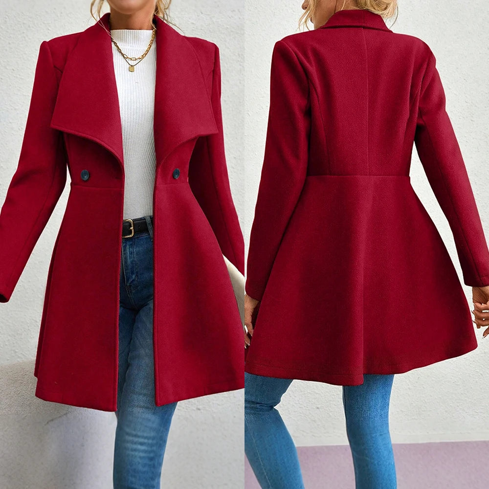 Valentine’s Day Button-Up Coat