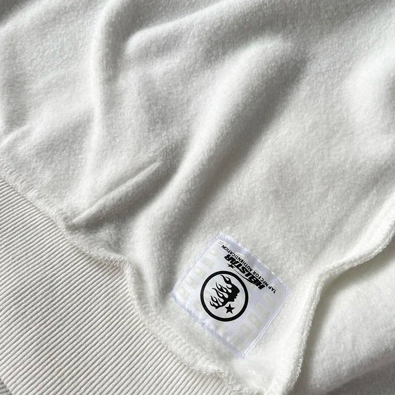 HS Flame Glitter Zip-Up Hoodie