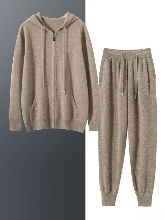 Cashmere Hoodie Set