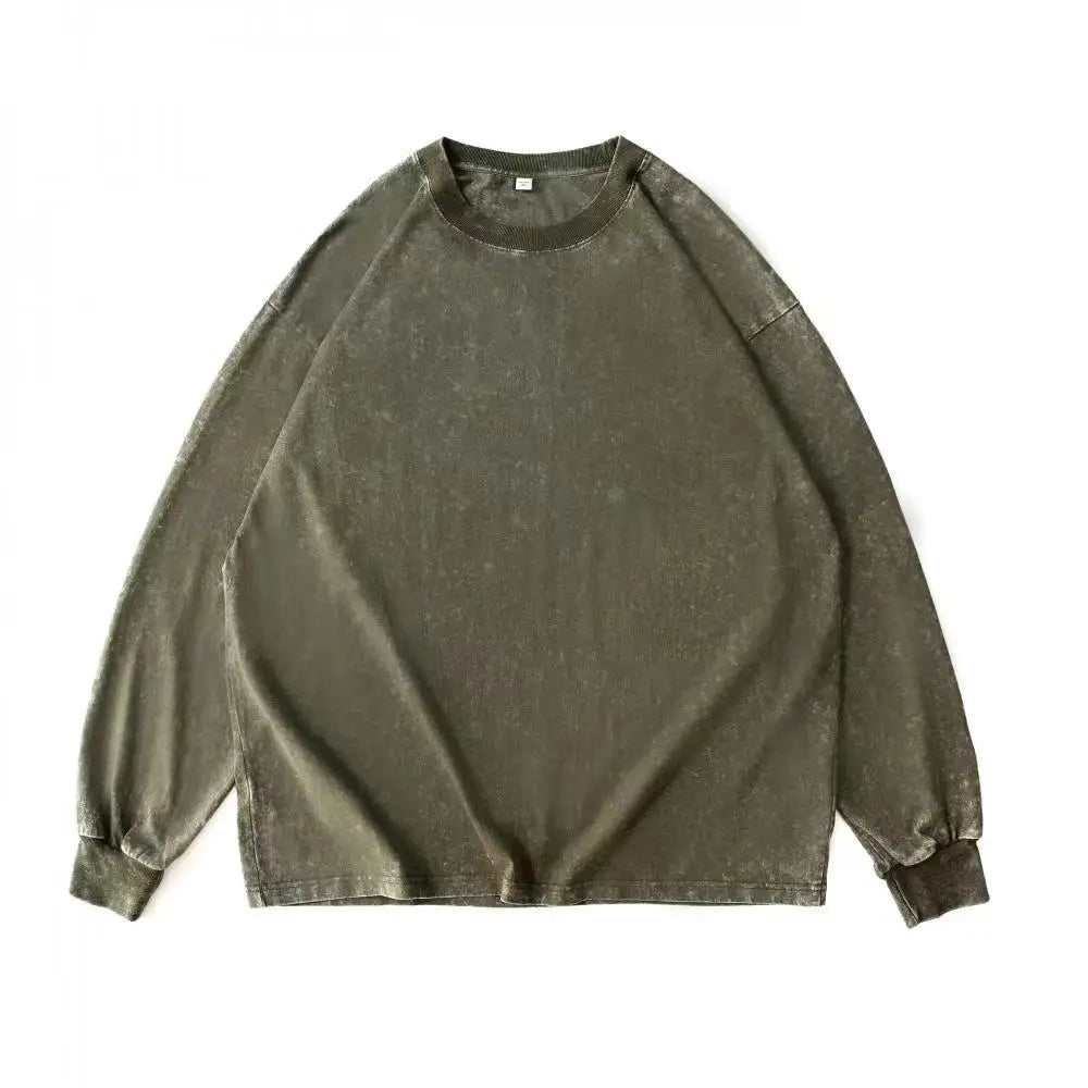 Vintage Washed Cotton Sweatshirt