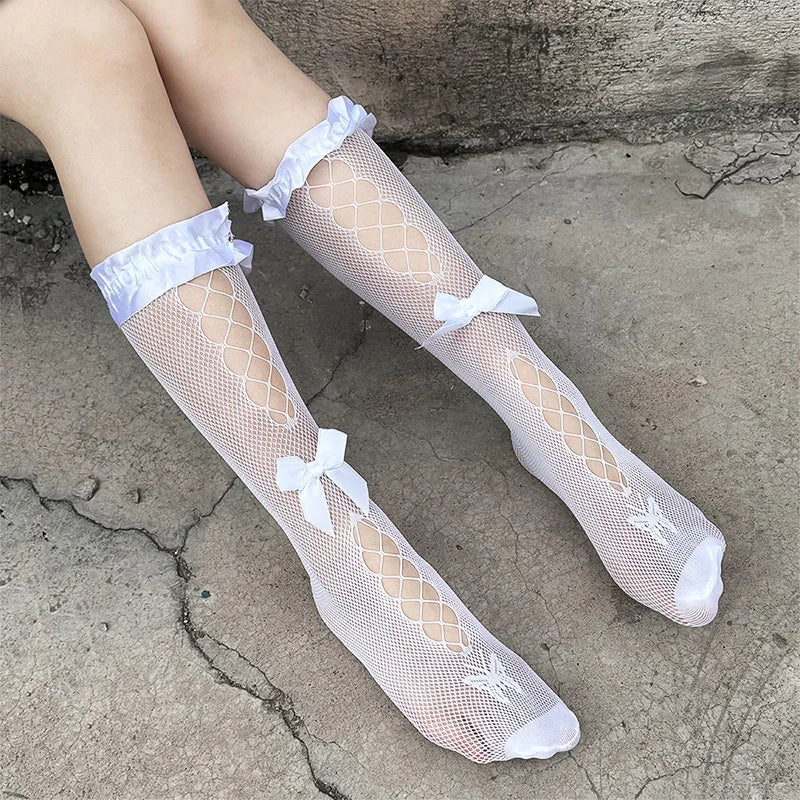Lolita Lace Bow Socks