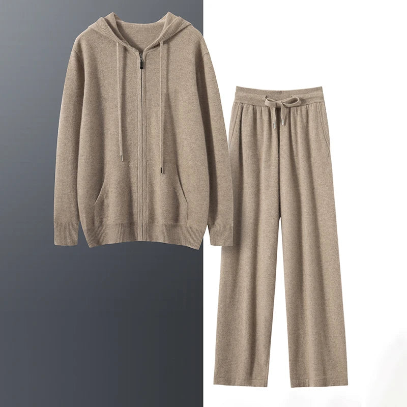 Cashmere Hoodie Set
