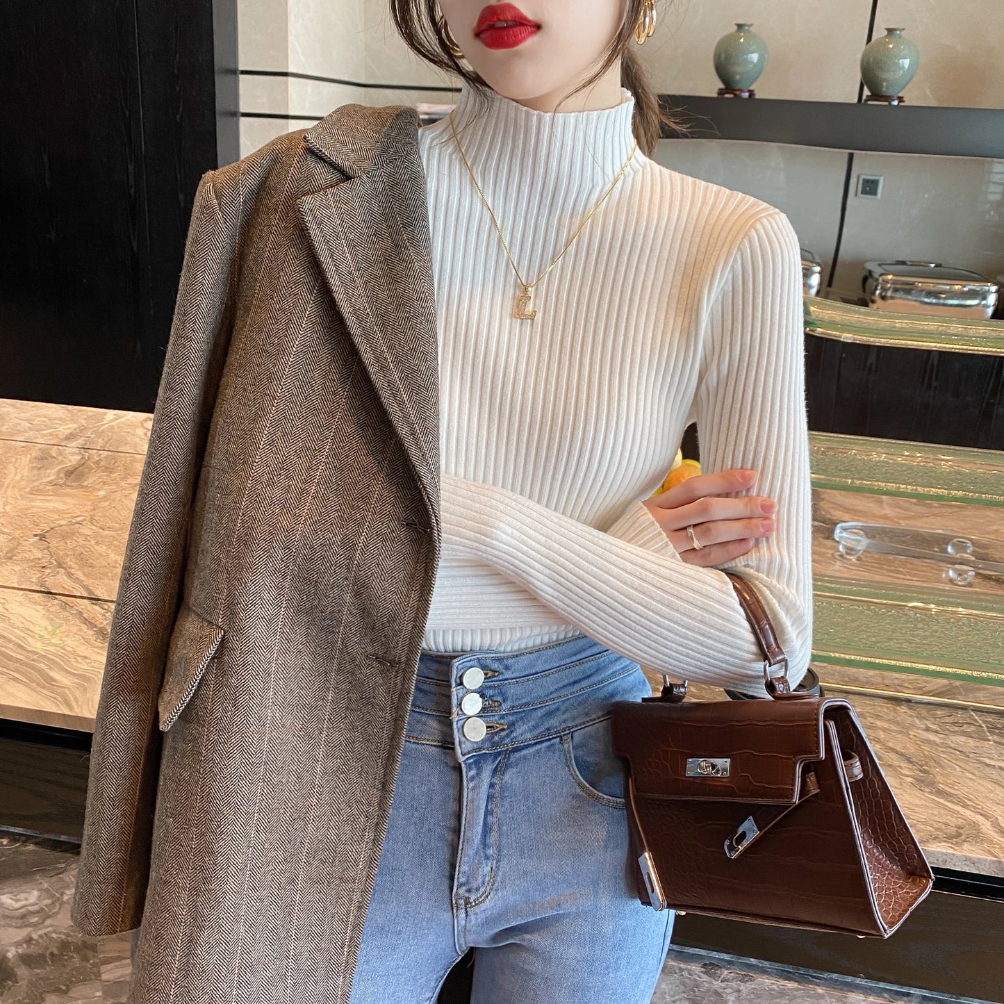 Slim Knit Sweater