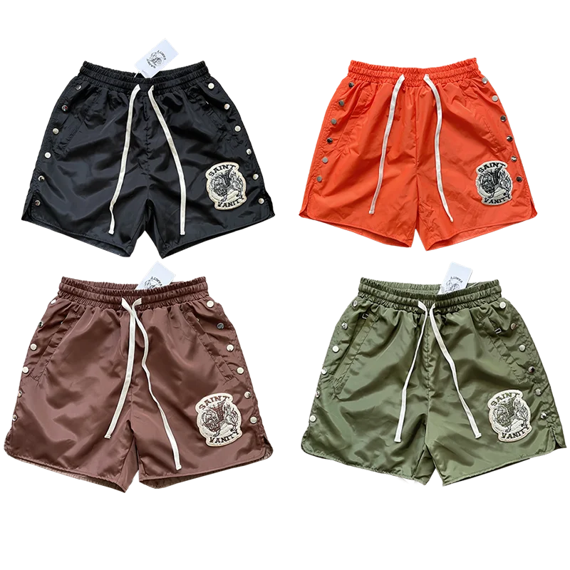Unisex Embroidered Sports Shorts