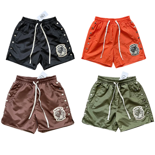 Unisex Embroidered Sports Shorts