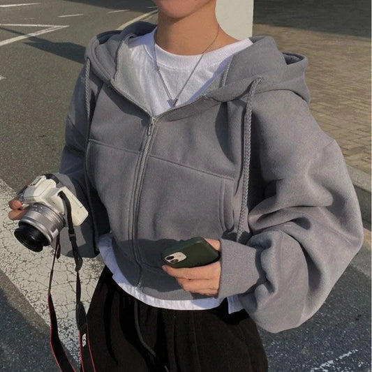 Y2K Crop Hoodie
