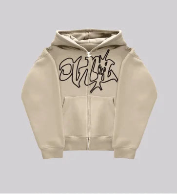 Men’s Hip-Hop Zipper Hoodie