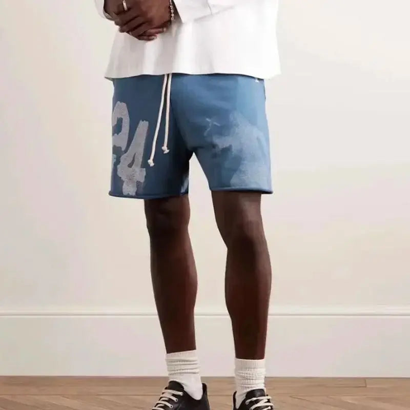 Retro Loose Drawstring Shorts