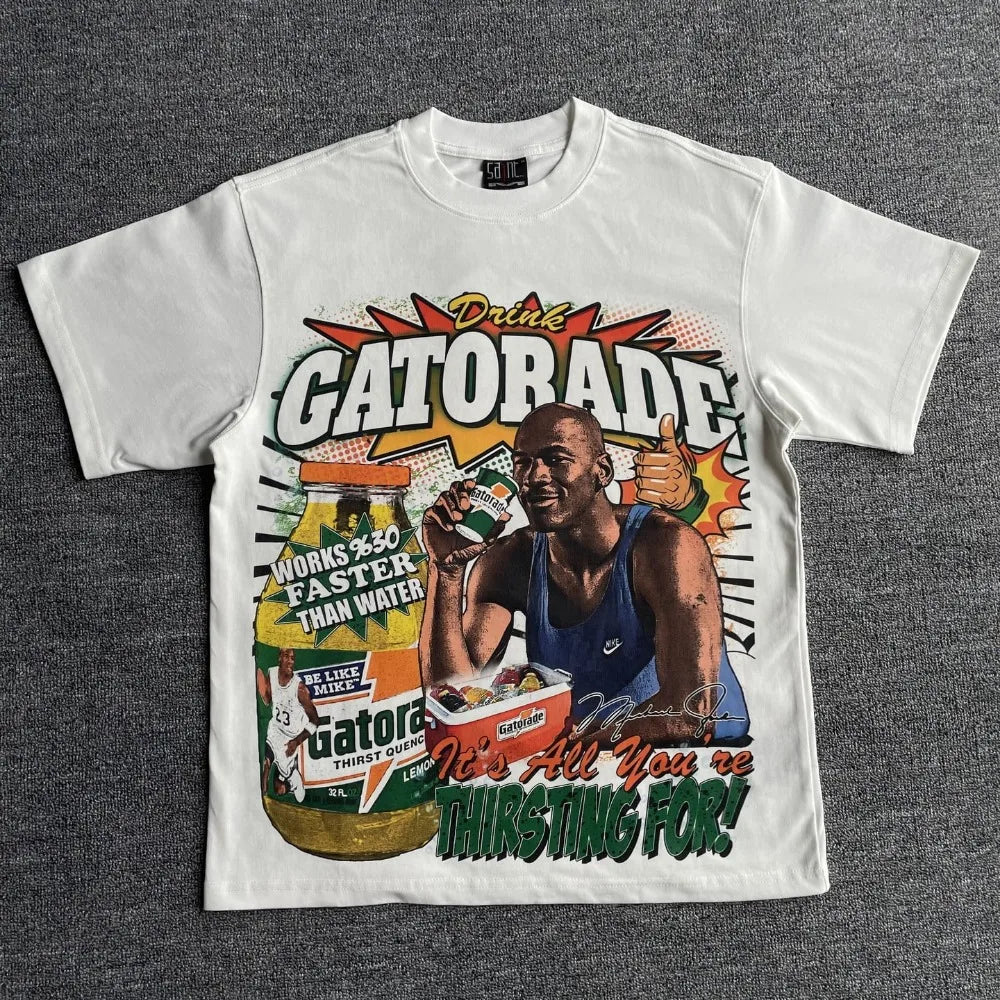 Y2K Vintage Basketball T-Shirt