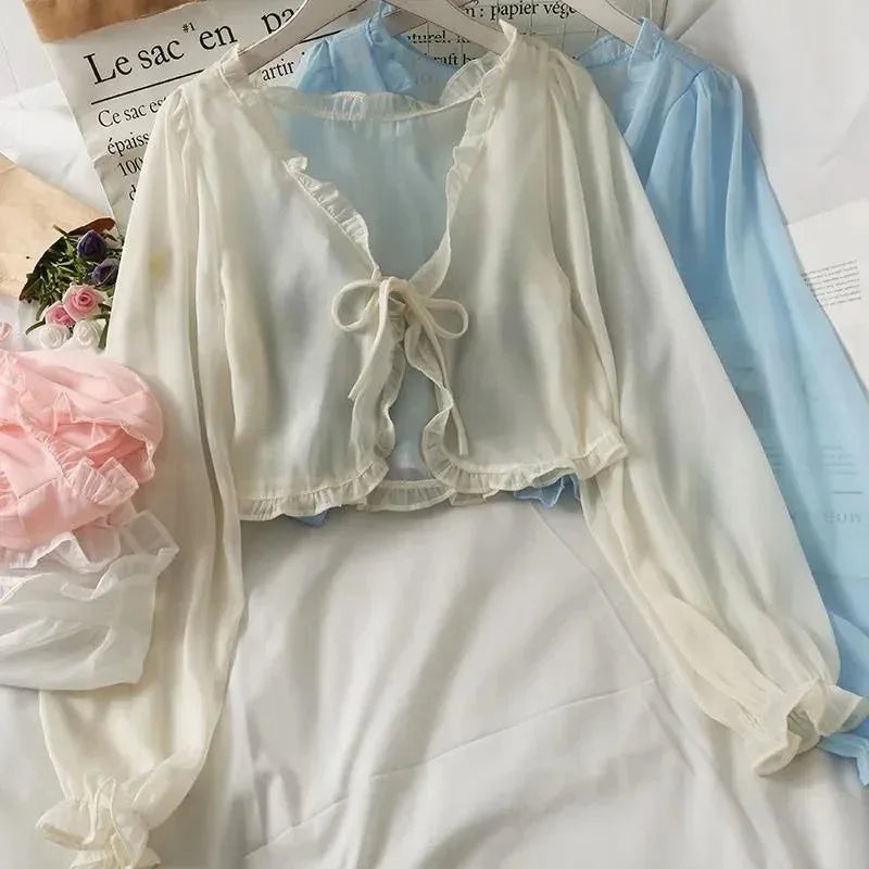 Women’s Lace Bow Top