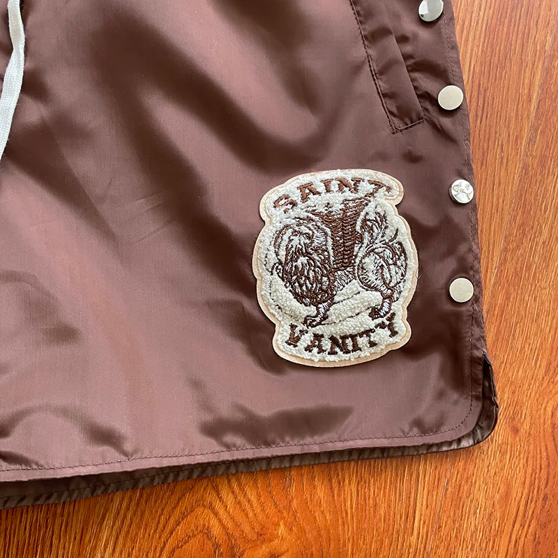 Unisex Embroidered Sports Shorts