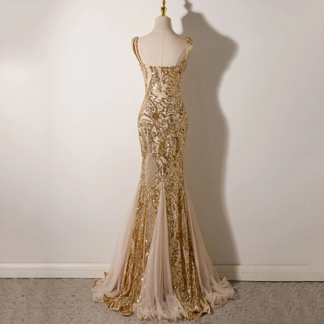 Mermaid Floor Length Dress