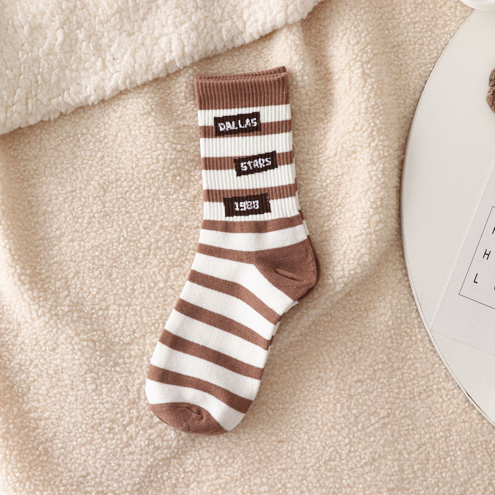 Brown Stripe Socks