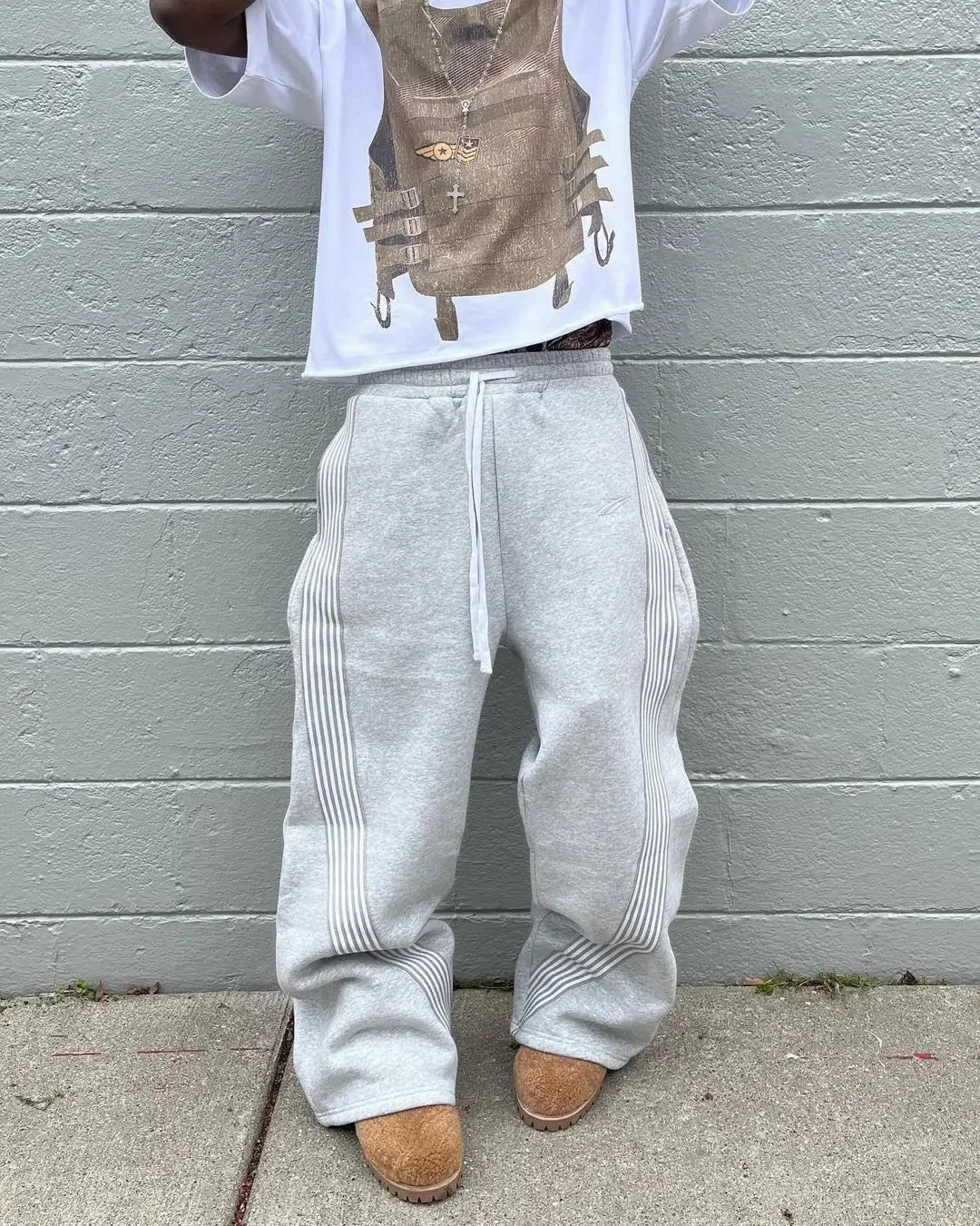 Baggy Pleated SweatPants