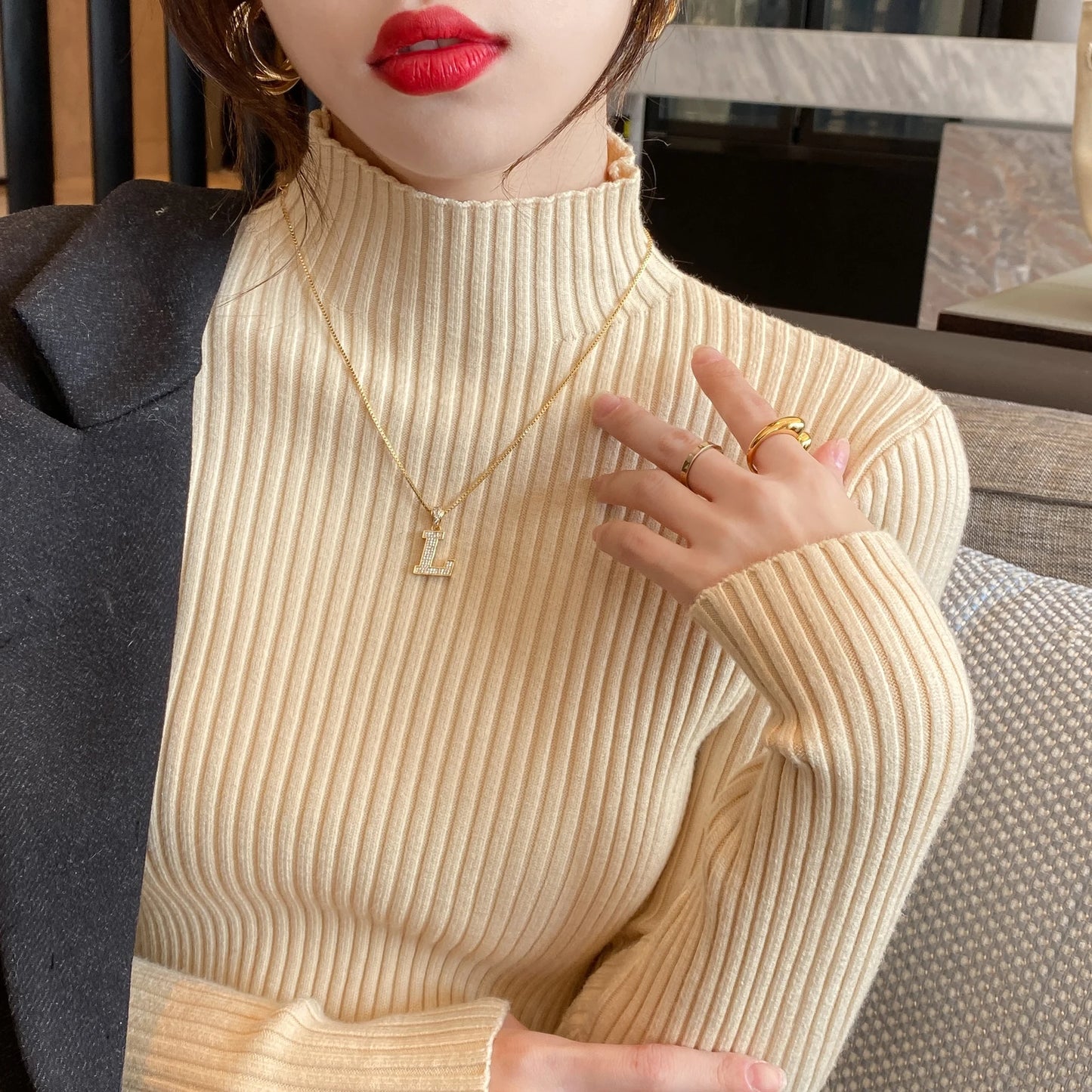Slim Knit Sweater