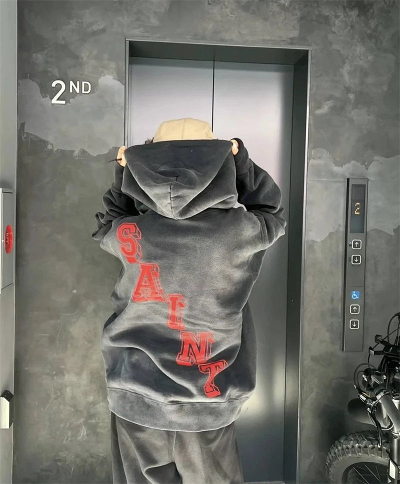 Angel Of Death Washed Hoodie