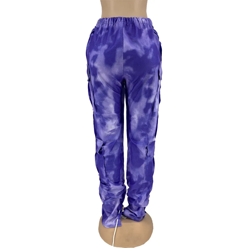 Tie-Dye Cargo Pants