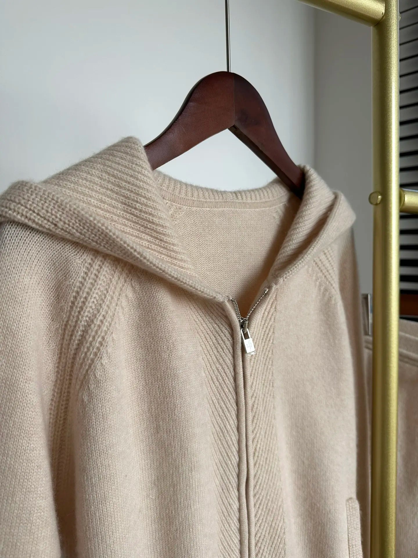 Hooded Cardigan Set