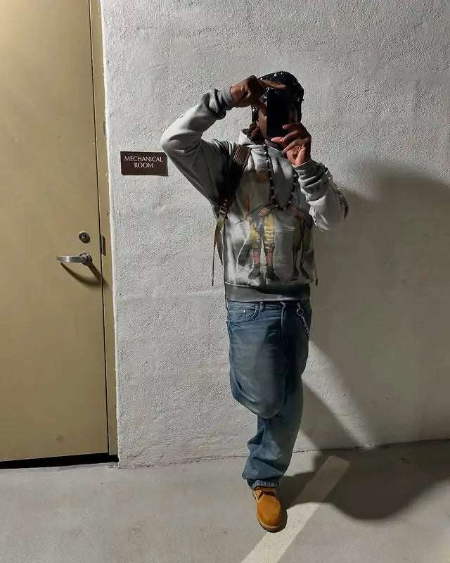 Vintage Bold Graphic Hoodie