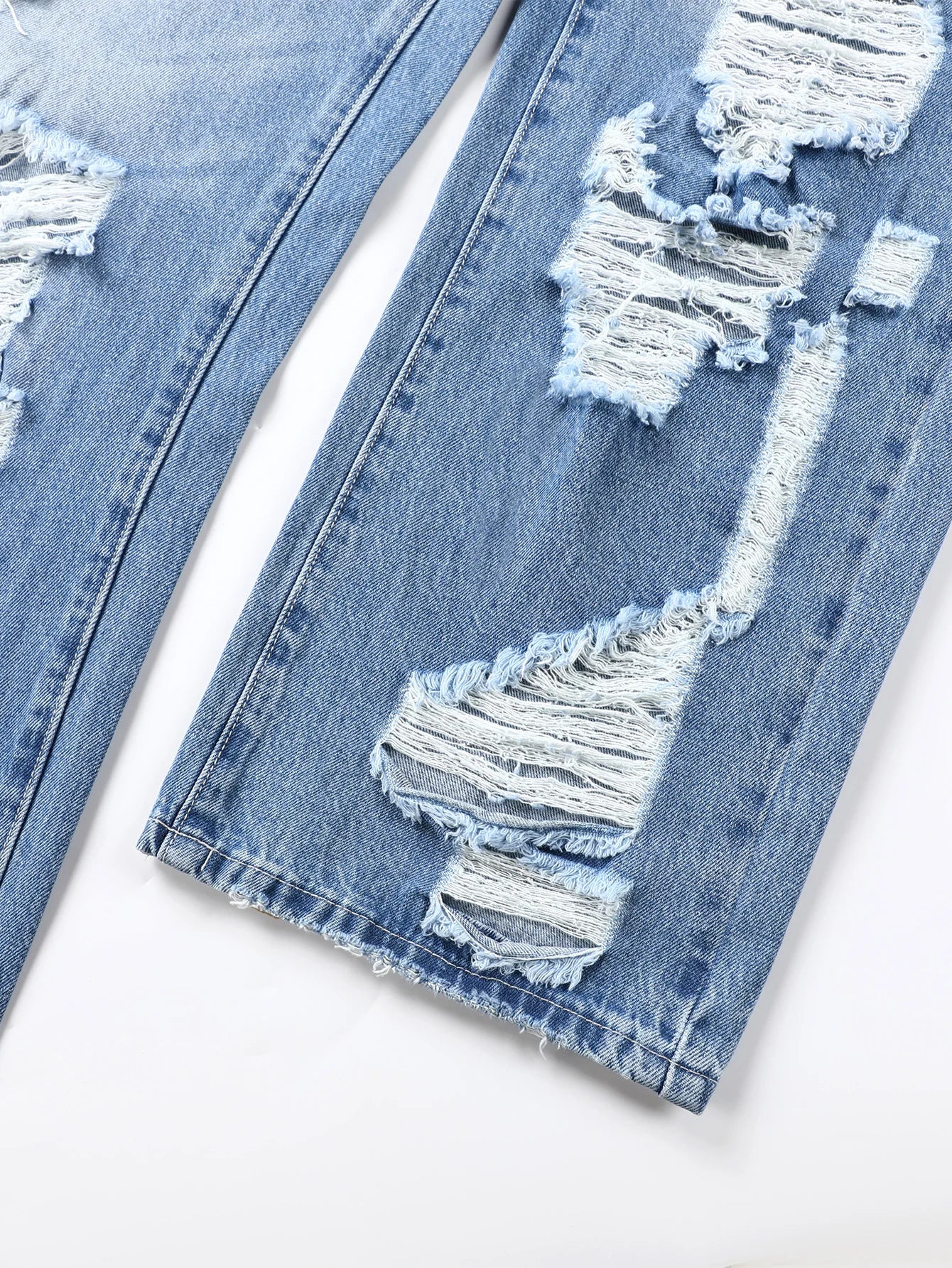 Y2K Ripped Baggy Denim