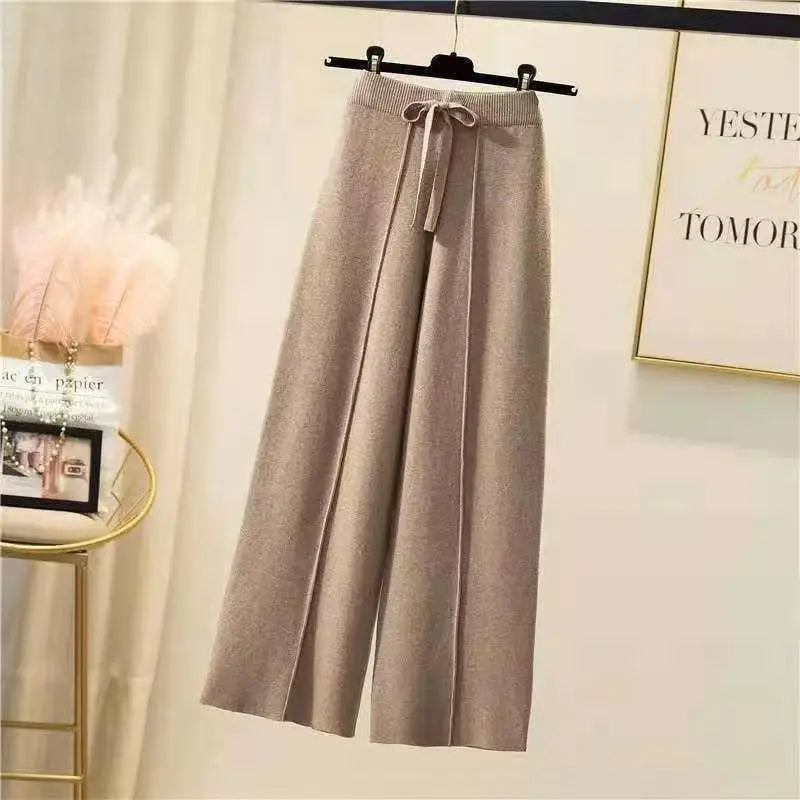 Straight Wide Leg Pants