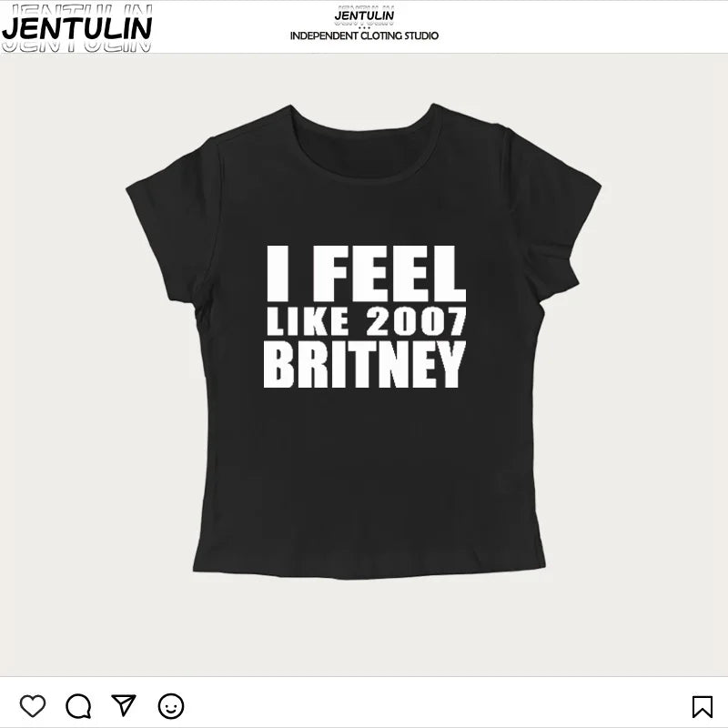 Y2K Crop Baby Tee