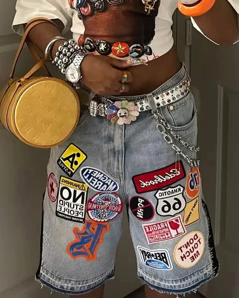 Retro Denim Shorts