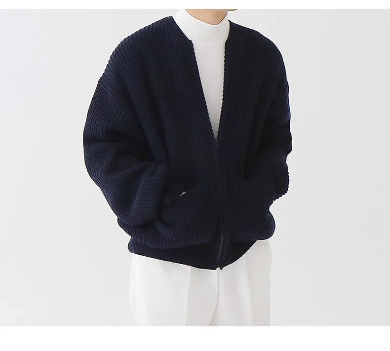 Men Zipper Sweater