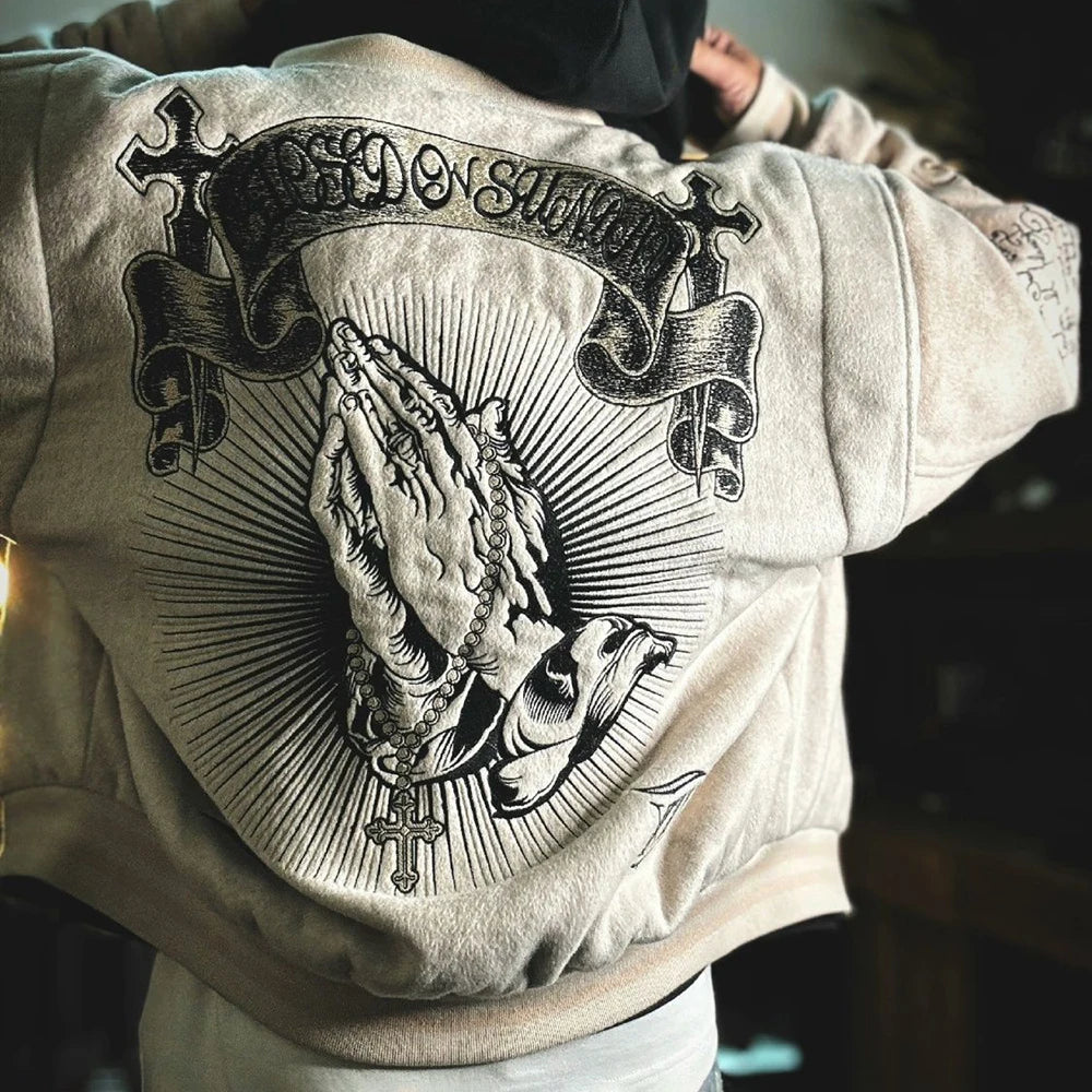 Embroidered Baseball Jacket