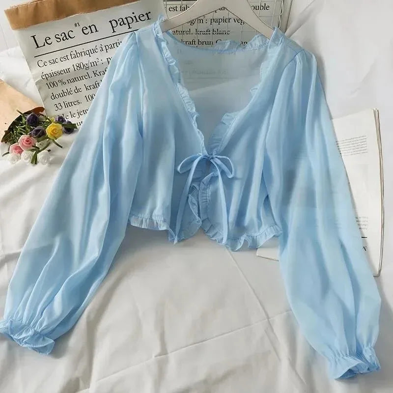 Women’s Lace Bow Top