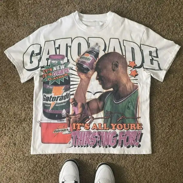 Y2K Vintage Basketball T-Shirt