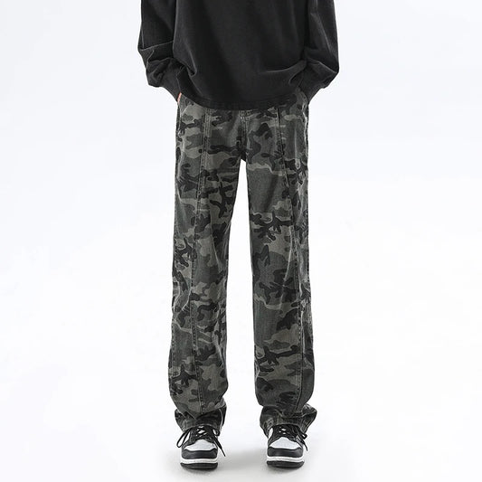 Grey Cargo Jeans