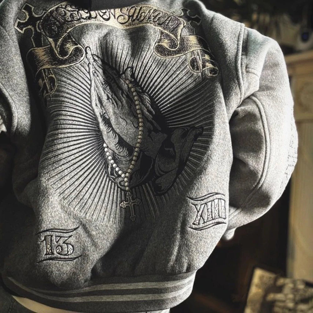 Embroidered Baseball Jacket