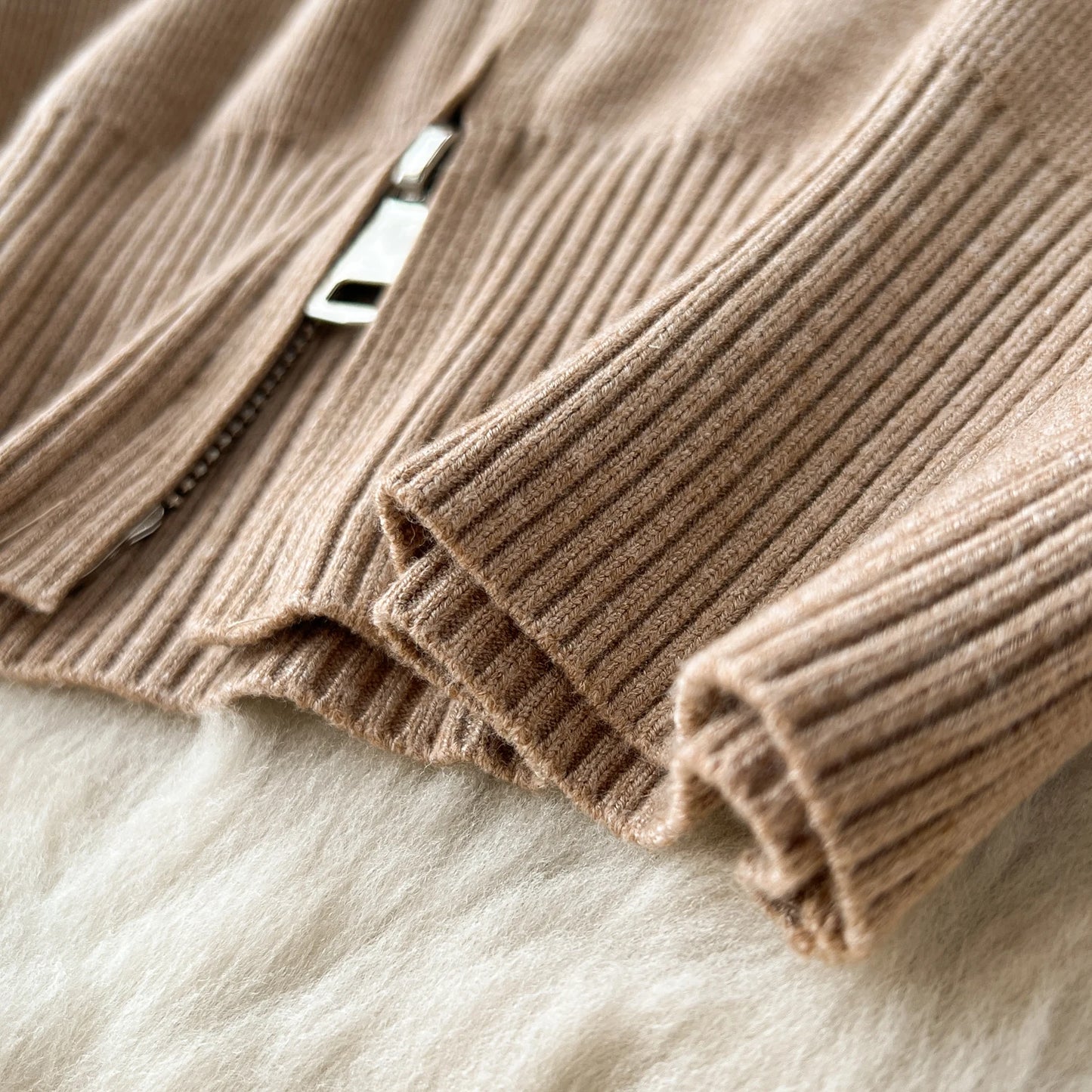 Casual Zipper Two-Piece Set