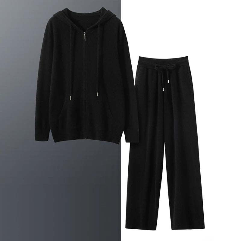 Cashmere Hoodie Set