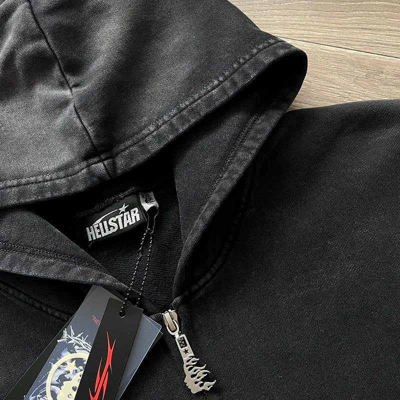 HS Casual Zipper Hoodie