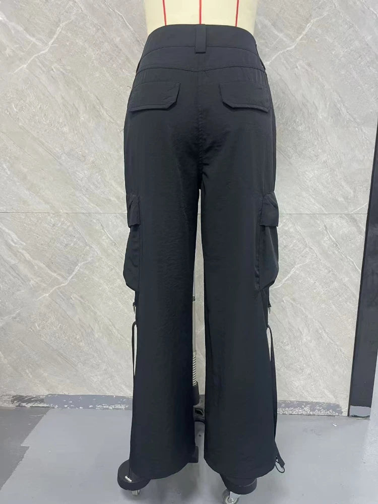 Chic Women’s Cargo Big Pocket Trousers