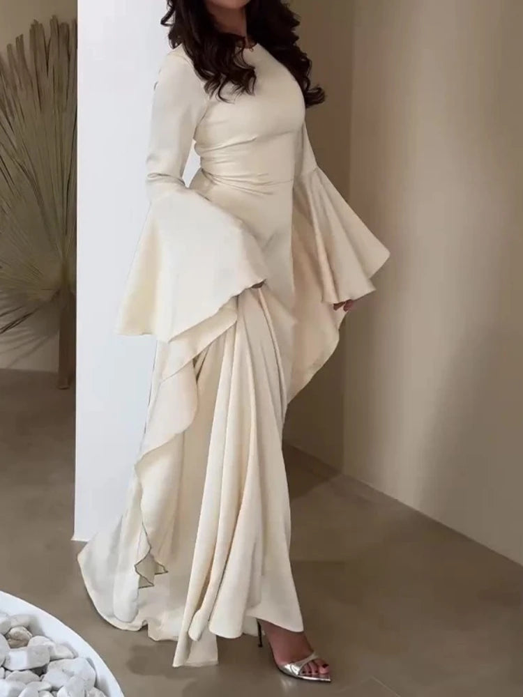A-Line Chiffon Dress