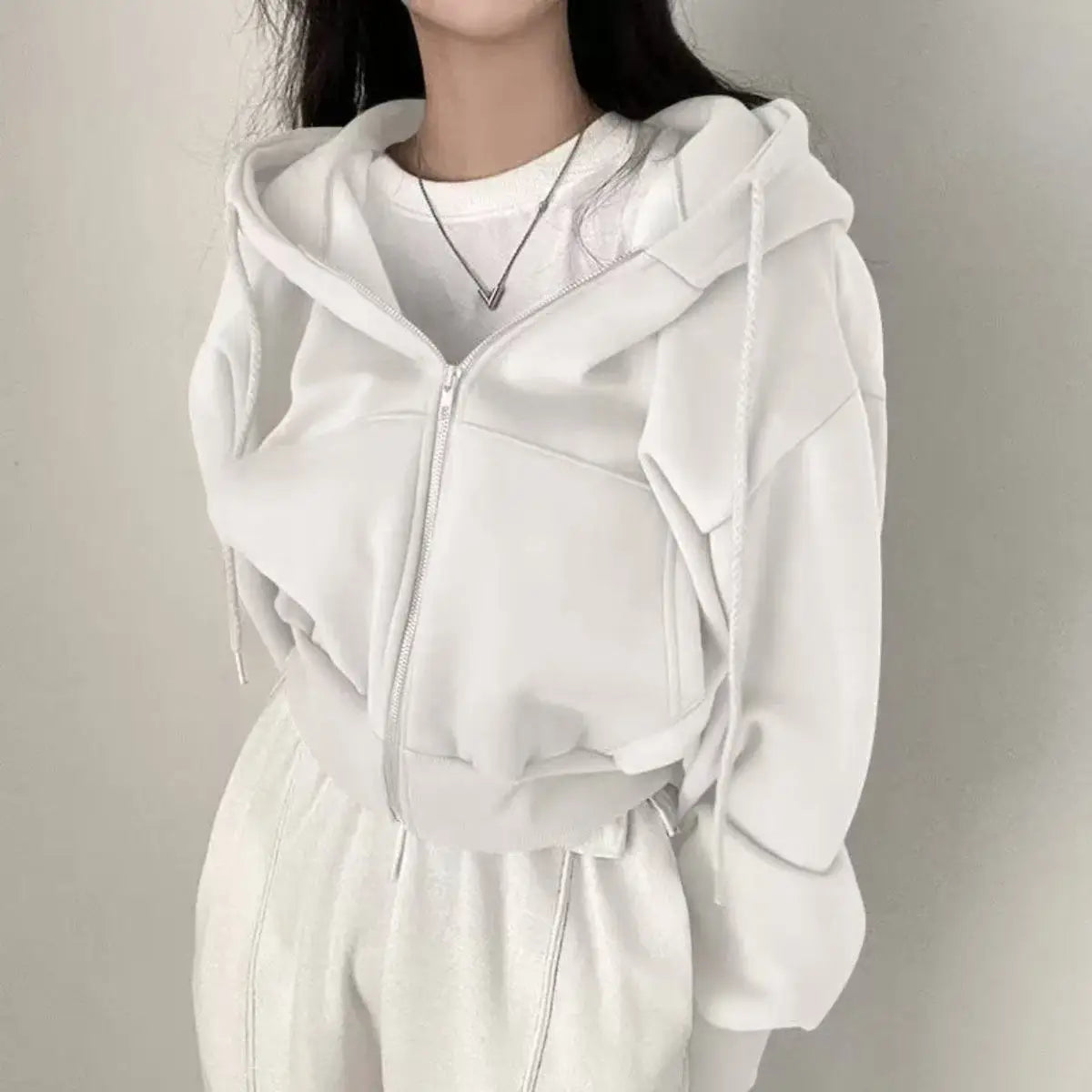 Y2K Crop Hoodie