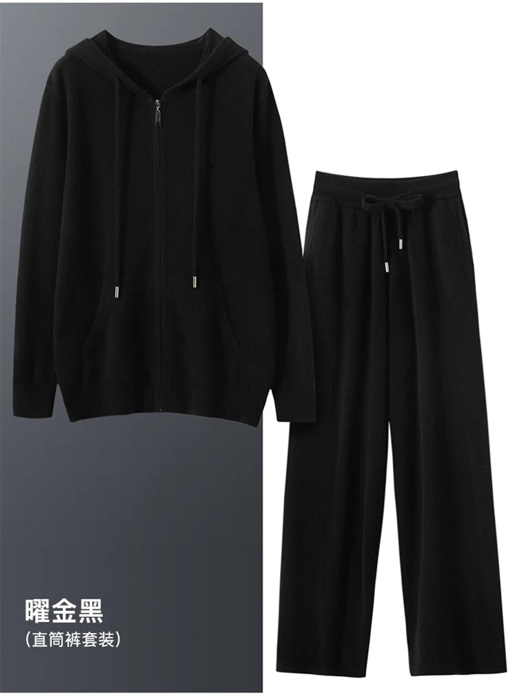 Cashmere Hoodie Set