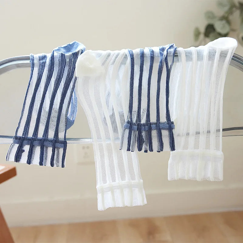 Women Striped Summer Socks