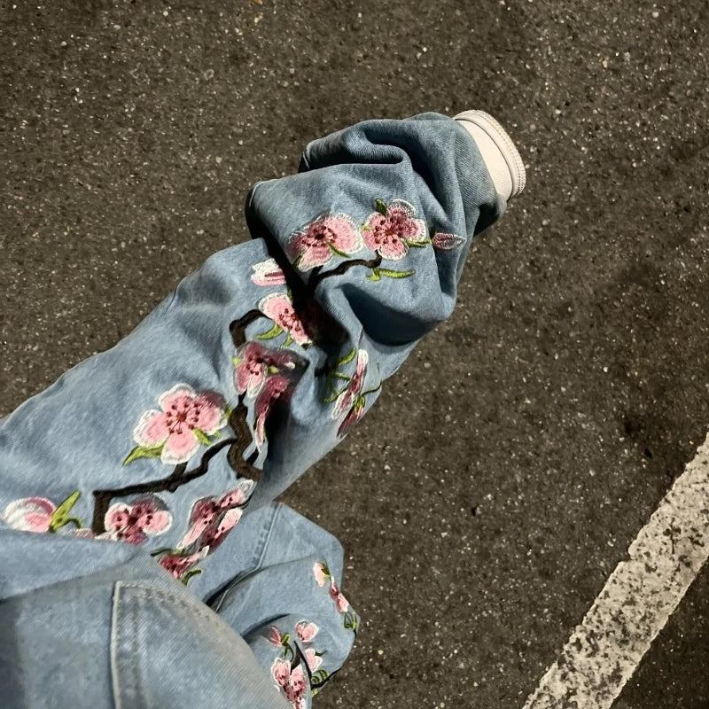 Y2K Cherry Blossom Pants