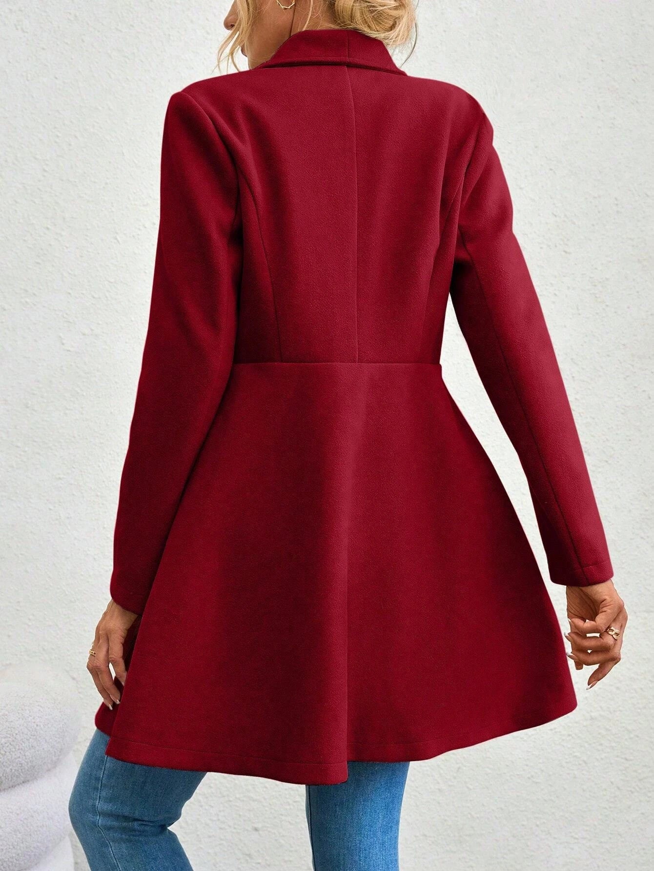 Valentine’s Day Button-Up Coat