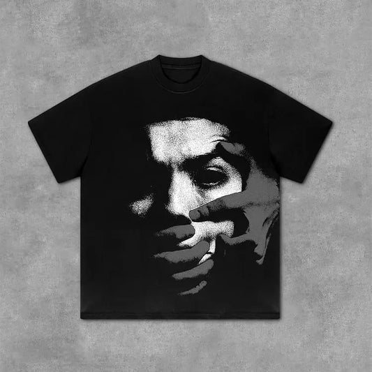 Y2K Portrait Graphic Tee