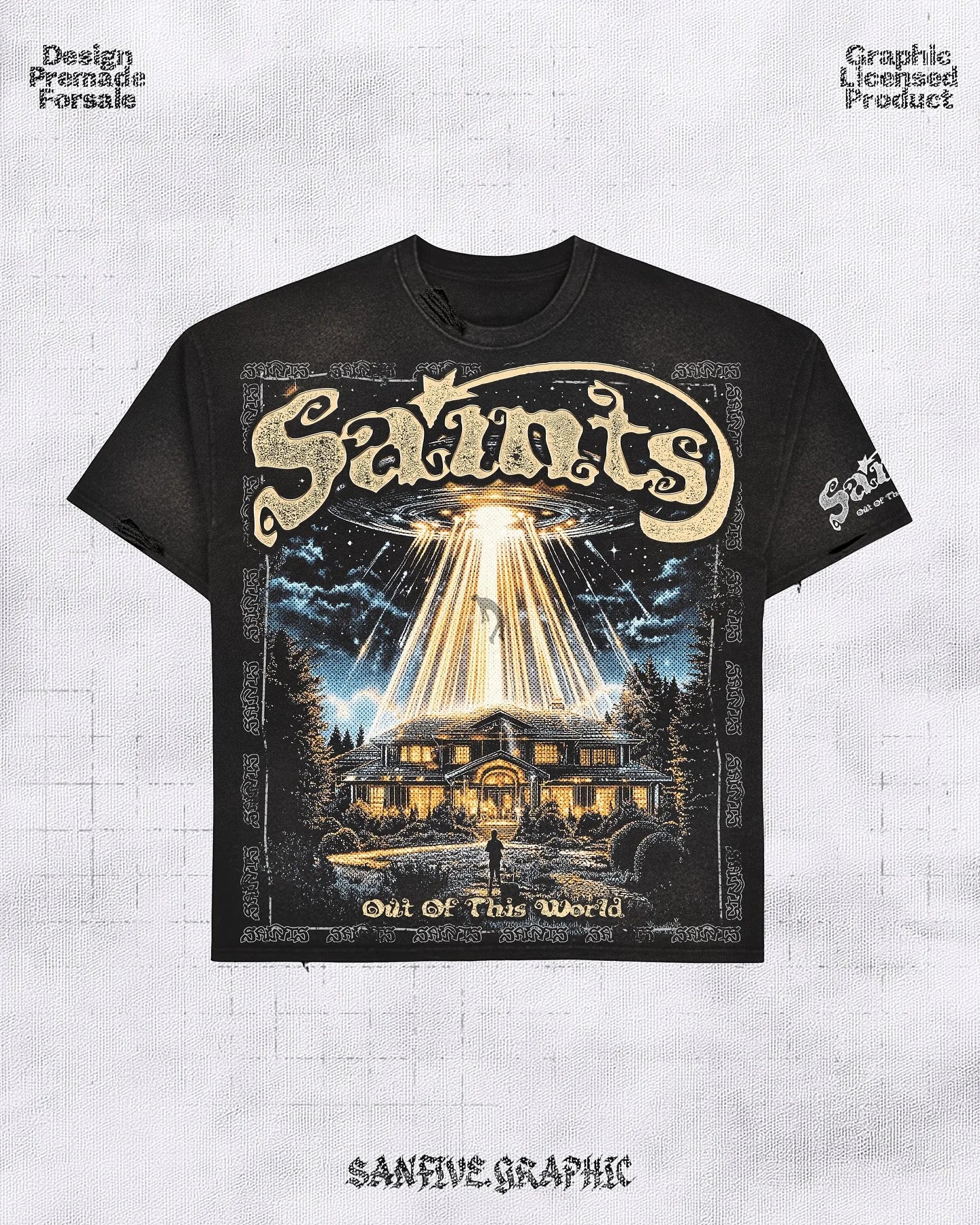 Gothic Statue of Liberty T-Shirt