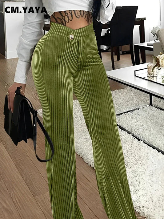 Corduroy Wide Pants