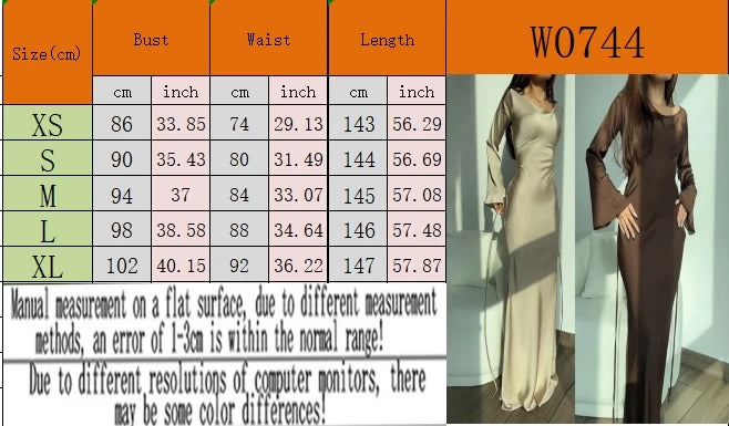 Round Neck Long Dress