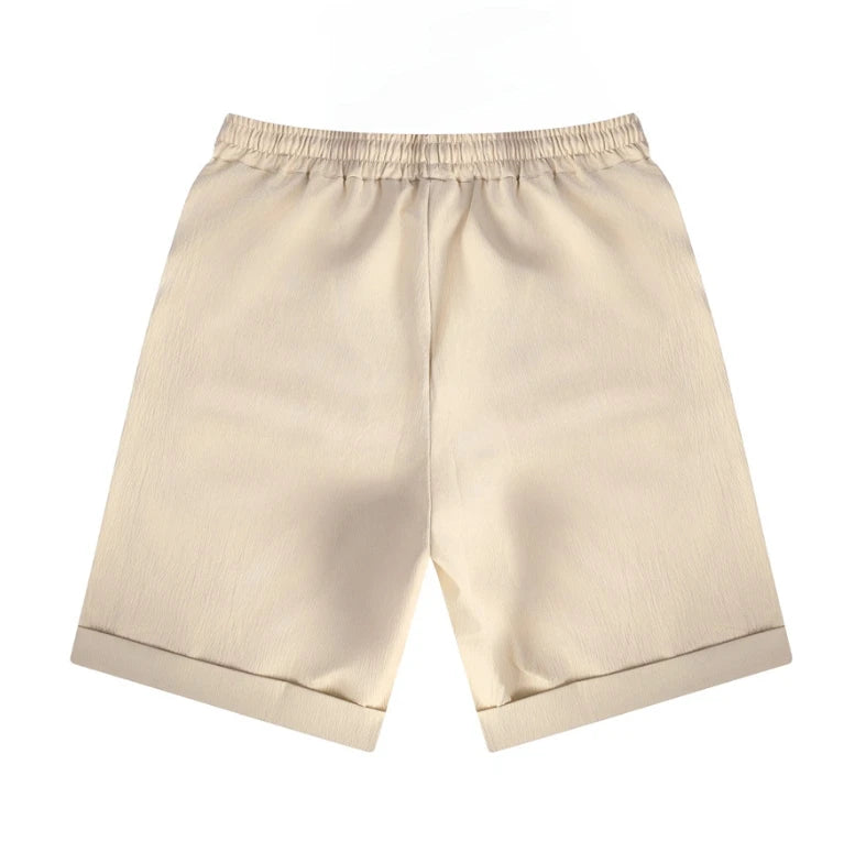 Men’s Beach Vacation Solid Color Shorts
