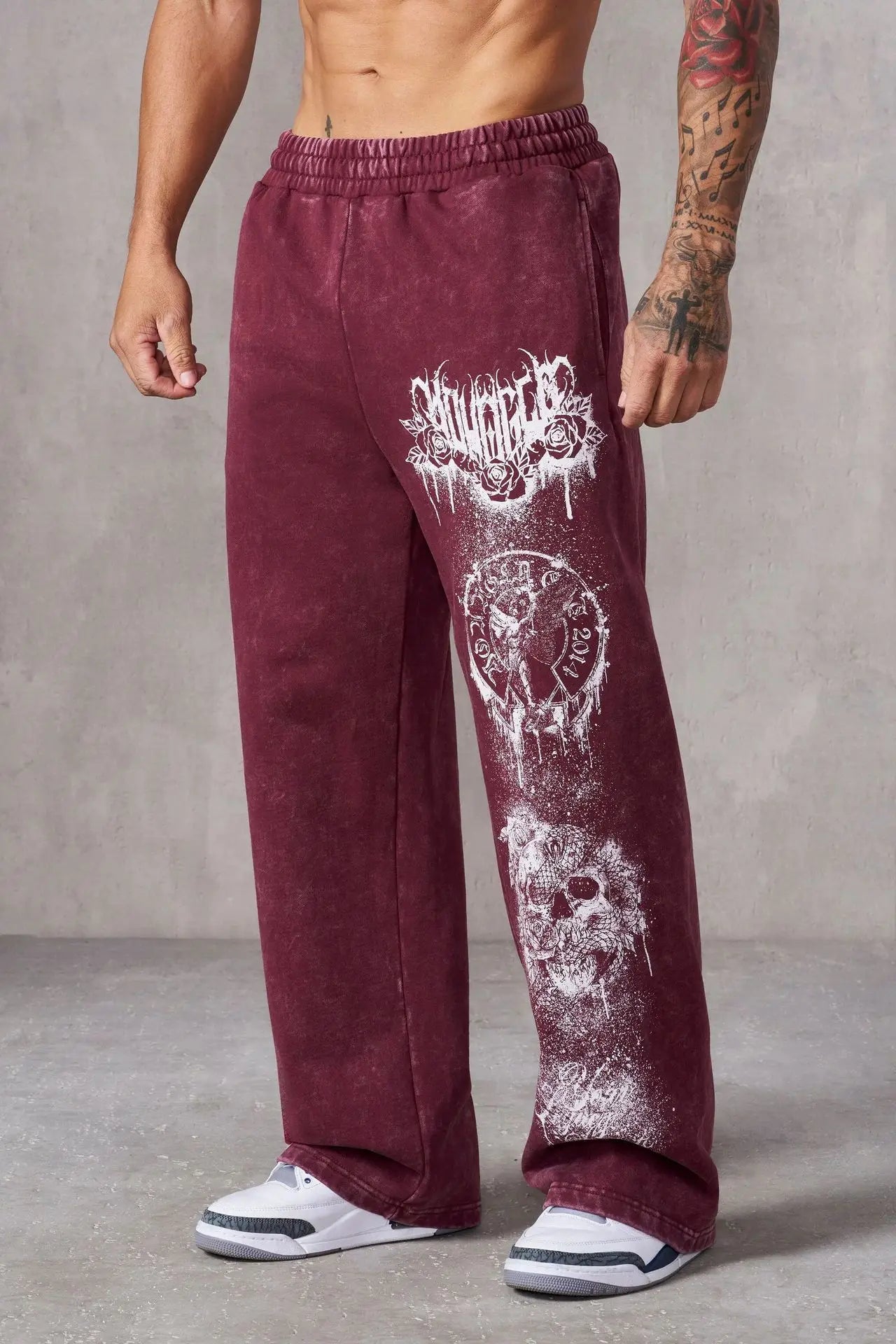 Men’s Cycling Printed Pants