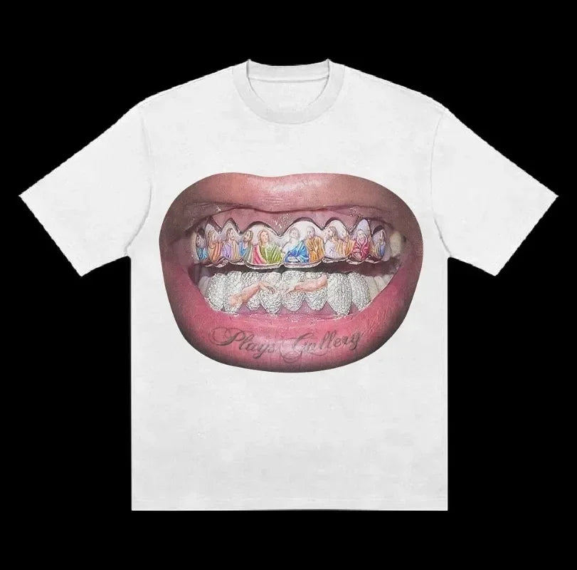 Vintage Cropped Graphic T-Shirt
